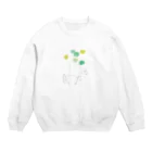 すの草原のひつじ Crew Neck Sweatshirt