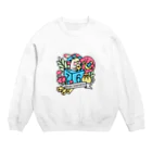 Cody the LovebirdのChubby Bird オカメインコとマンドリン　Birdic Inspiration Crew Neck Sweatshirt