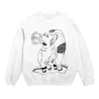 イチハシコのゾウ Crew Neck Sweatshirt