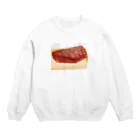 hinapooooonのラブ肉 Crew Neck Sweatshirt