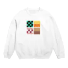 シャラクのカラフルキューブ Crew Neck Sweatshirt