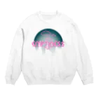 HYBS FOR MEのくものうえ (緑) Crew Neck Sweatshirt