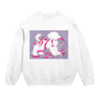 こみひかるこのリボン Crew Neck Sweatshirt