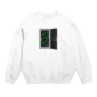 Miry身内用ショップのまだ心閉じてます Crew Neck Sweatshirt