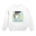 赤倉のレモン好きな女の子 Crew Neck Sweatshirt