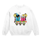 J's Mart 2ndのたまとクロの雛祭り Crew Neck Sweatshirt