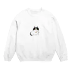 いっちゃんの落書きのなにもかくしてないよ【ハチワレのフク】 Crew Neck Sweatshirt