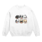 タリオのスマイルブヒ カラーver. Crew Neck Sweatshirt