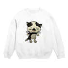 Ｃａｃａｔｓのブネコ１ Crew Neck Sweatshirt