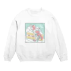 ねこまくらのショートケーキ Crew Neck Sweatshirt