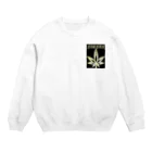 HIGHERのHIGHER original　ワッペン風ロゴ Crew Neck Sweatshirt