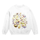 marblesproductionのマカロニ戦争 Crew Neck Sweatshirt