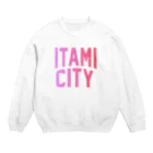 JIMOTOE Wear Local Japanの伊丹市 ITAMI CITY Crew Neck Sweatshirt