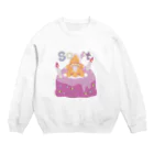 レオパとニシアフのケニーレインローズのsoftローズ服 Crew Neck Sweatshirt