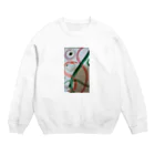 junko1の緑の反抗 Crew Neck Sweatshirt