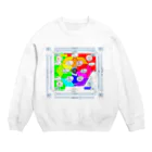 ふぃろのもしかしたらあなたも一億円プレイヤーになるかもしれない感情グラフ Crew Neck Sweatshirt