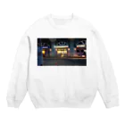 pool_poolの夜 Crew Neck Sweatshirt