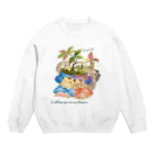 KAMAP ＆ Ricaの【KAMAP】小さな釜めしの木の下で Crew Neck Sweatshirt