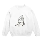 sucre usagi (スークレウサギ）の葉っぱで遊ぼ Crew Neck Sweatshirt