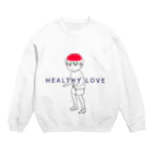 幽霊のhealthy Love(ブレイン) Crew Neck Sweatshirt