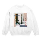 こだまのサボテン Crew Neck Sweatshirt