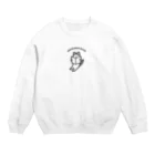 デザイン読書日和の読書猫 Crew Neck Sweatshirt