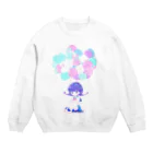 つきの風船 Crew Neck Sweatshirt