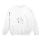 気まぐれにの社蓄 Crew Neck Sweatshirt