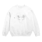 take my handのtea time Crew Neck Sweatshirt