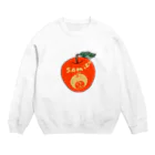 中林ういの三水家の人々　絵文字りんご Crew Neck Sweatshirt