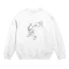 こんぺいとうの着ぐるみダッシュ Crew Neck Sweatshirt