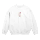 Yume zukin のふわふわうさちゃん Crew Neck Sweatshirt