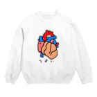 gonikiのしんぞうはつよい Crew Neck Sweatshirt