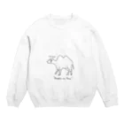 ALLIGATORSのこりゃラクダ Crew Neck Sweatshirt