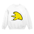  むきむき   地球生活のあるく Crew Neck Sweatshirt