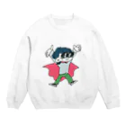 もぐもぐの風邪引いてるヒーロー Crew Neck Sweatshirt