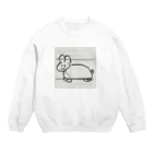 じゃがいもパークのウサギさん Crew Neck Sweatshirt