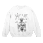 愛と幸せの魔法使いのみんな仲良し Crew Neck Sweatshirt