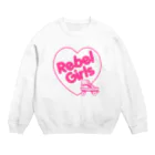 ITSUMItalkstoreのREBEL ROLLER GIRLSピンク スウェット