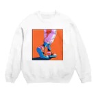 しのびやしき　硯店のロボあし　辰 Crew Neck Sweatshirt