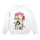 Milk☆Dipperのガールズファイター！ミルクディッパー☆06☆Hitomi Crew Neck Sweatshirt