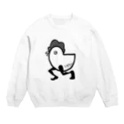 せんだい・サンタ・山田8世のてばさきクン Crew Neck Sweatshirt