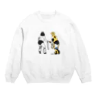 アカツキ@味のプロレスの超 獣 Crew Neck Sweatshirt