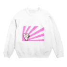 ぷくたんのソフトクリームとシロクマ Crew Neck Sweatshirt