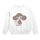 ふわんちゃんのぬいぐるみ Crew Neck Sweatshirt