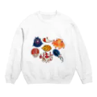 RAGNO333のチビ魚 Crew Neck Sweatshirt