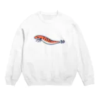 鱒野のエギちゃん Crew Neck Sweatshirt