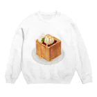 がくまこ・グッド・チョイス商会のトースト Crew Neck Sweatshirt