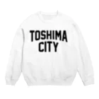 JIMOTOE Wear Local Japanの豊島区 TOSHIMA CITY ロゴブラック スウェット