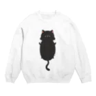 おひまみさたっくのふっくら猫（昼寝） Crew Neck Sweatshirt